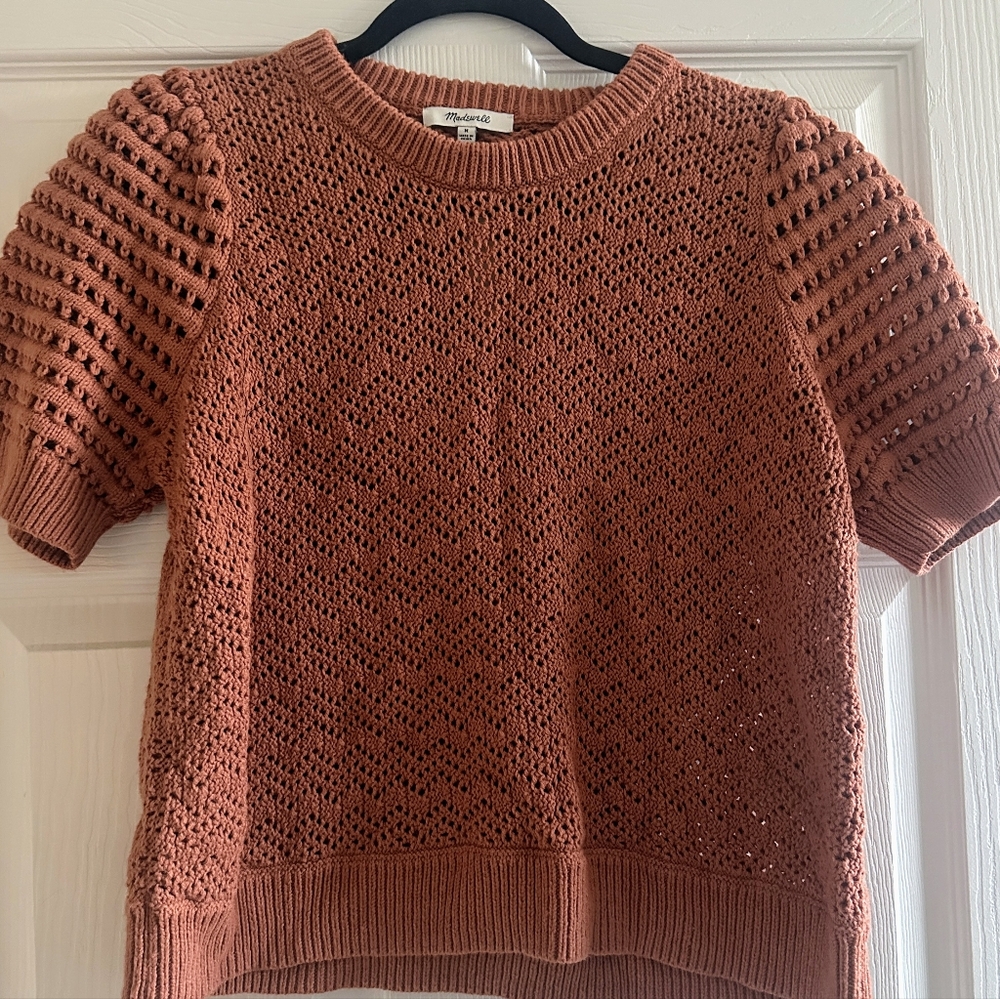 Madewell Brown/Rust Knit Sweater